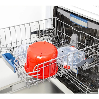 Sistema Microwave mikrobøtte og riskoger til mikroovn rød