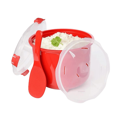 Sistema Microwave mikrobøtte og riskoger til mikroovn rød