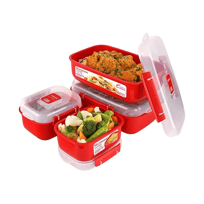 Sistema Microwave heat and eat 4 stk. mikrobøtte