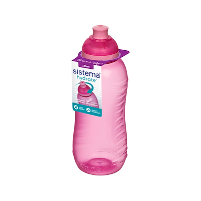 Sistema twist ‘n’ sip drikkedunk pink 330 ml