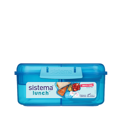 Sistema Bento Cube madkasse blå 1,25 liter