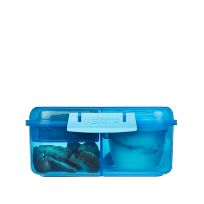 Sistema Bento Cube madkasse blå 1,25 liter