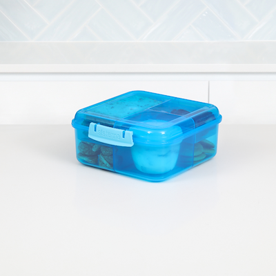 Sistema Bento Cube madkasse blå 1,25 liter