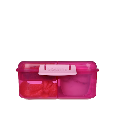 Sistema Bento Cube madkasse pink 1,25 liter