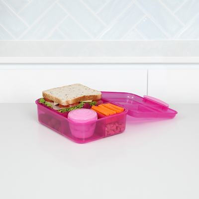Sistema Bento Cube madkasse pink 1,25 liter