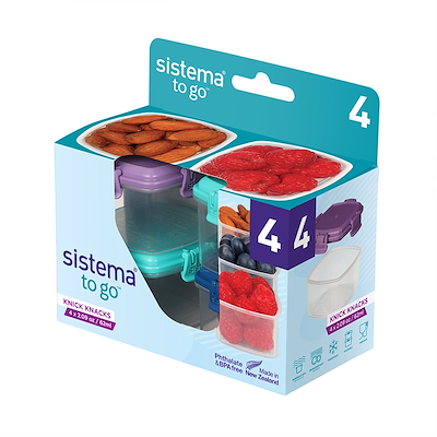 Sistema Knick Knack To-go opbevaringsboks multifarvet 0,62 cl