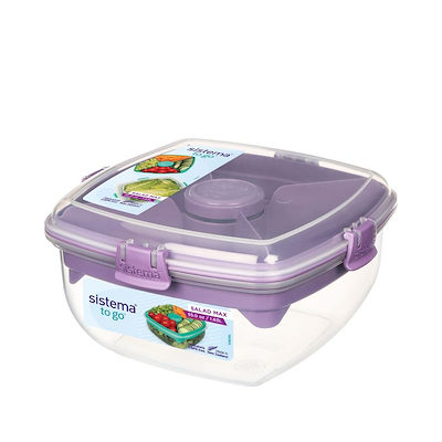 Sistema Salad Max To Go salatboks assorteret 1,63 liter
