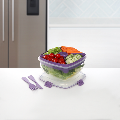 Sistema Salad Max To Go salatboks assorteret 1,63 liter