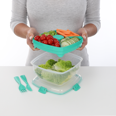 Sistema Salad Max To Go salatboks assorteret 1,63 liter