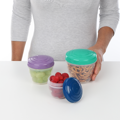 Stack'n'Nest Sistema Stack N Nest opbevaringsbøtte multifarvet 3 stk.