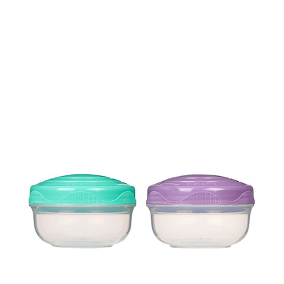 Sistema Portion Pod To Go bæger multifarvet 210 ml 2 stk.