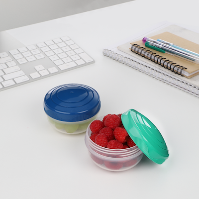 Sistema Portion Pod To Go bæger multifarvet 210 ml 2 stk.
