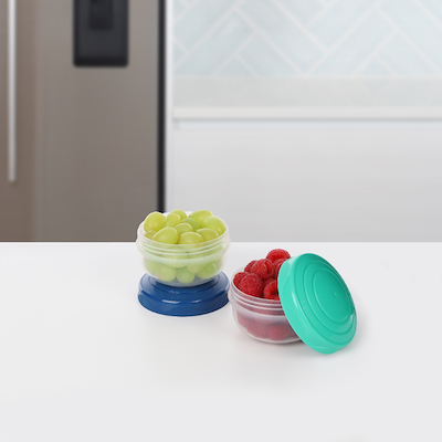 Sistema Portion Pod To Go bæger multifarvet 210 ml 2 stk.