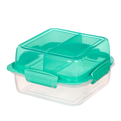 Sistema Lunch Stack Square To Go minty 1,24 Liter