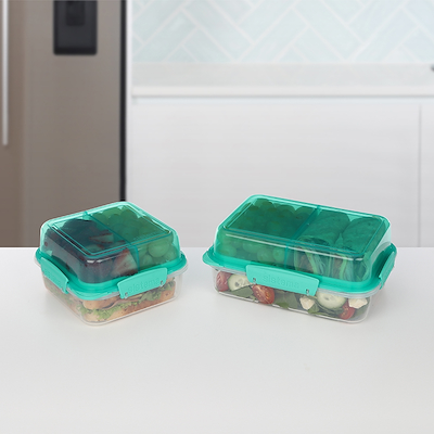 Sistema Lunch Stack Square To Go minty 1,24 Liter