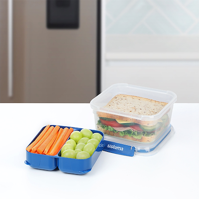 Sistema Stax To Go madkasse ocean blue 1,15 liter