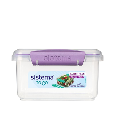 Sistema Lunch Plus To Go madkasse assorteret 1,2 liter
