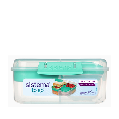 Sistema Bento Cube To Go madkasse minty 1,25 liter