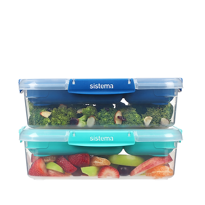 Sistema Stax To Go madkasse 2,2 liter - assorteret