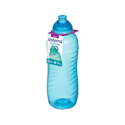 Sistema twist ‘n’ sip drikkedunk blå 460 ml