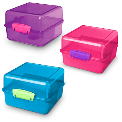 Sistema lunch cube madkasse 1,4 liter assorteret