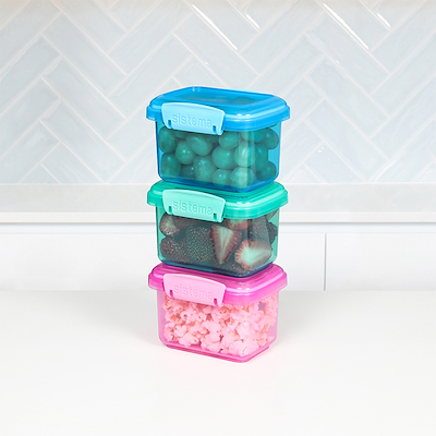 Sistema Lunch madkasse multifarvet 3x400 ml