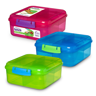 Sistema Bento madkasse 1,25 liter assorteret