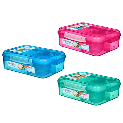Sistema Bento madkasse 1,7 liter assorteret