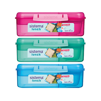 Sistema Bento madkasse 1,7 liter assorteret