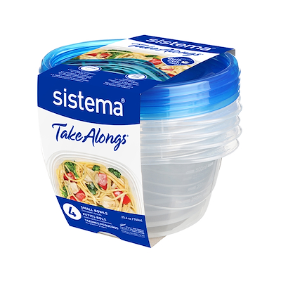 Sistema TakeAlongs opbevaring 4-pak 760ml