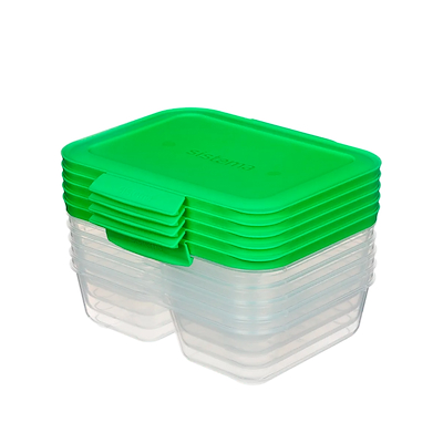 Sistema Nest It Meal Prep opbevaringsbokse grøn 5 stk.