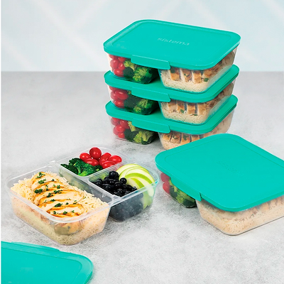 Sistema Nest It Meal Prep Opbevaringsbokse Mint 5 stk.