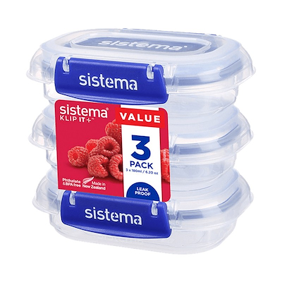 Sistema Rectangle Klip It Plus 3 stk. 180ml