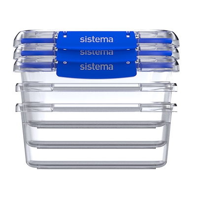 Sistema Rectangle Klip It Plus 3 stk. 400 ml