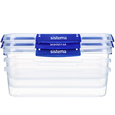 Sistema Rectangle Klip It Plus 3 stk. 2,2 liter