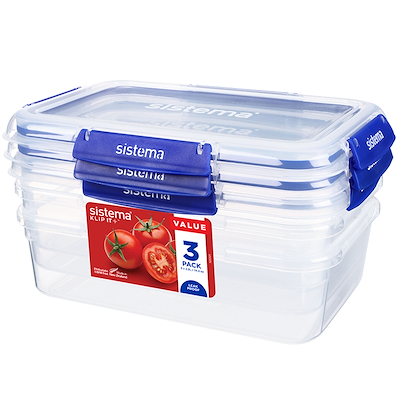 Sistema Rectangle Klip It Plus 3 stk. 2,2 liter