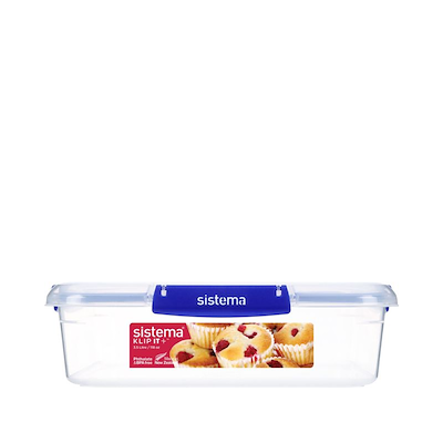 Sistema Klip It Plus Square opbevaringsboks klar 3,5 liter